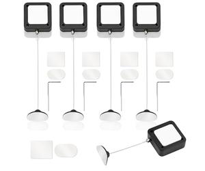Confezione da 5 lucchetti retrattili per telecomando, guinzaglio regolabile da 2 m per telecomandi TV, controller di gioco e altro ancora, mantiene i tuoi dispositivi al sicuro e non perderli mai più