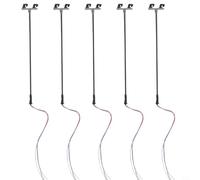 Confezione da 5 luci di inondazione a LED per modellismo ferroviario, design doppio per OO e layout calibro 00