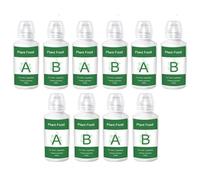 Confezione da 5 mangimi per piante idroponiche A&B, granuli per piante da interno, soluzione nutritiva per verdure, erbe, fiori, fertilizzante solubile in acqua facile da usare per l'uso q