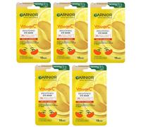 (CONFEZIONE DA 5) MASCHERA OCCHI GARNIER SKIN NATURALS CON VITAMINA C 5X5GR