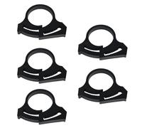 Confezione da 5 morsetti regolabili per tubi dell'acqua da giardino, supporti per tubi per irrigazione a goccia per soluzione di irrigazione stabile, clip per tubi da giardino