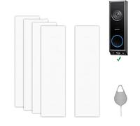 Confezione da 5 nastri di montaggio bifacciali compatibili con eufy Security Video Doorbell E340/C31, montaggio per campanello senza trapano, nastro adesivo per videocitofono, kit campanello per