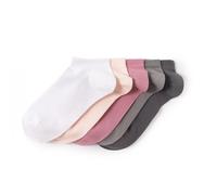 Confezione da 5 paia di calze basse Rosa 38/41