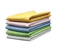 Confezione da 5 panni in microfibra per la pulizia di chitarra, violino, sasso, basso, pianoforte, morbido, antigraffio, per strumenti musicali, occhiali, schermi LCD (25 x 25 cm, colori assortiti)