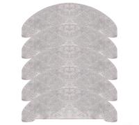 Confezione da 5 panni in microfibra per robot aspirapolvere, morbidi e riutilizzabili, accessori per la pulizia dei pavimenti con maggiore assorbimento d'acqua per una rimozione efficace dello sporco