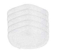 Confezione da 5 panni lavabili per Polti Vaporetto PAEU0332, Smart 120, Smart 35_Mop, Smart 40_Mop, Smart 100, SV400_Hygiene, SV420_Frescovapor, SV440_Double, Bianco BP06-01 18_x_31_cm