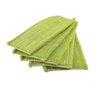 Confezione da 5 panni riutilizzabili lavabili per Swiffer Wet, in microfibra verde, per pavimenti in legno, piastrelle, pietra, lavabili in lavatrice, circa 29 x 15 cm