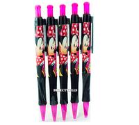 Confezione da 5 penne retrattili Disney Minnie Mouse