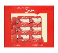 Confezione da 5 porzioni individuali di marmellata di fragole Lichfields 20 x 20 g