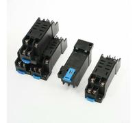 Confezione da 5 prese relè DTF08A per montaggio su guida DIN a 8 pin, compatibile con JQX 13F, LY2N J, HH62P per uso industriale