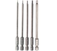 Confezione da 5 punte esagonali RC da 1,27 mm, 1,5 mm, 2,0 mm, 2,5 mm, 3,0 mm, testa esagonale, set di punte per cacciaviti, avvitatori elettrici/trapano elettrico