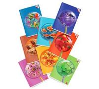Confezione da 5 Quadernoni Pigna Lollipop World - 50 Fogli - Righe 4ª-5ª Elementare