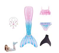 Confezione Da 5 Ragazze Cosplay con Viene fornito con collana e altri accessori Costume Mare Bambino,N-130