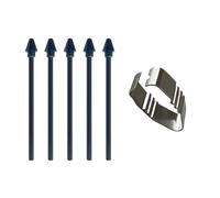 Confezione da 5 ricariche per penna con clip per stilo Tab S11 / S11Ultra, design portatile, attacco per penna per artisti, punta sostitutiva touch
