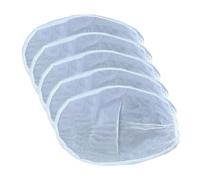 Confezione da 5 sacchetti filtro per vernice da 1 gallone, a maglia fine con coulisse elastica, in poliestere, facili da trasportare, per un facile utilizzo