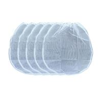 Confezione da 5 sacchetti filtro per vernice da 1 gallone, a maglia fine con coulisse elastica, in poliestere, facili da trasportare, per un facile utilizzo