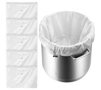 Confezione da 5 sacchetti riutilizzabili, extra large, 66 x 56 cm, filtri in poliestere con coulisse per birra, vino, sidro, birra fatta in casa con facile pulizia