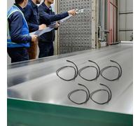 Confezione da 5 sensori di prossimità con interruttore Reed normalmente aperto per rilevamento della posizione, finecorsa e applicazioni di sicurezza della porta | 4 x 18 mm/5 x 25 mm/6 x 30 mm | 100