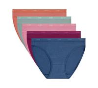 DIM Mutandine da donna Set di 5 | Les Pockets Ecodim | Cotone ed elastan | Cintura comfort | Multicolore | Invisibile sotto gli abiti