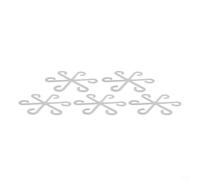 Confezione da 5 staffe di supporto per la crescita delle piante in acrilico con fissaggio del diametro del fiore e supporto per foglie che offrono un posizionamento affidabile delle piante