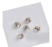 Confezione da 5 strass 3D trasparenti per unghie, nail art, strass per donne