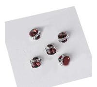 Confezione da 5 strass 3D trasparenti per unghie, nail art, strass per donne