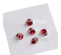 Confezione da 5 strass 3D trasparenti per unghie, nail art, strass per donne