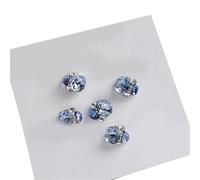 Confezione da 5 strass 3D trasparenti per unghie, nail art, strass per donne