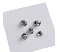 Confezione da 5 strass 3D trasparenti per unghie, nail art, strass per donne