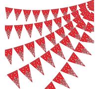 Confezione da 5 striscioni a bandana a tema cowboy, decorazione per feste a tema cowboy, 19 x 27 cm