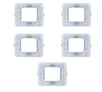 CONFEZIONE DA 5 SUPPORTI A 2 MODULI, PER CASSETTA SCATOLA TONDA 502, PER PLACCA A 2 POSTI, COMPATIBILE CON BTICINO MATIX, SERIE SOLAR, SERIE CIVILE, MASCHERINA