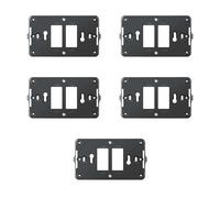 CONFEZIONE DA 5 SUPPORTI A 2 MODULI RAVVICINATI, PER CASSETTA SCATOLA 503 TONDA 502, PER PLACCA A 2 POSTI, COMPATIBILE CON BTICINO MAGIC, SERIE TONDO', SERIE CIVILE, MASCHERINA