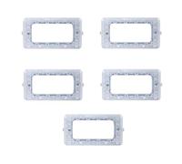 CONFEZIONE DA 5 SUPPORTI A 4 MODULI, PER CASSETTA SCATOLA 504, PER PLACCA A 4 POSTI, COMPATIBILE CON BTICINO MATIX, SERIE SOLAR, SERIE CIVILE, MASCHERINA