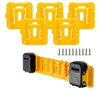 Confezione da 5 supporti per batteria compatibili con batterie Dewalt da 20 V - Si montano su dock (con 10 viti, batteria non inclusa)