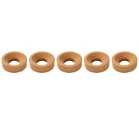 Confezione da 5 supporti rotondi in bachelite resistente al calore, supporto per bicchieri da 80/100/110/120/140/160 mm (80 mm, standard 50-250 mlRBFs)