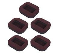 Confezione da 5 Tappi per Rotelle per Mobili con Base Antiscivolo - Fermaruote per Sedie, Tavoli e Protezioni per Pavimenti in Legno e Legno Duro, Antigraffio(Brown)