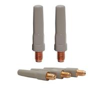 Confezione da 5 ugelli conduttivi da 25 mm che offrono una resistenza alla corrosione superiore, facile installazione, stabile e sicuro, compatibile con processo di saldatura a punti