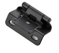 Confezione Da 50, 25 Paia Di Cerniere For Mobili Con Telaio Frontale Autochiudente Semi-sovrapposte Da 1/2 Pollice, Colore Nero Opaco, Semiavvolgenti, For Cucina