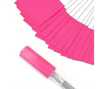 Confezione Da 50 Bandiere Di Segnalazione, Bandiere Paesaggistiche, for Cortile E Prato, Confini E Addestramento Dei Cani, Rilevamento E Paesaggio, Giardino E Costruzione(Pink,100pcs)