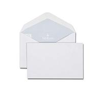 Confezione da 50 buste da visita bianche 90 x 140 100 g/m2 gommate