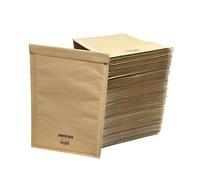 Confezione da 50 buste postali imbottite, misura 4/G, colore: marrone Janrax