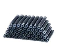 Confezione Da 50 Cartucce D'Inchiostro Nero Per Penne Stilografiche, Accessori Per Penne Stilografiche, Ricariche Di Inchiostro Per Penne Stilografiche, Forniture Didattiche E Per Ufficio