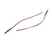 Confezione da 50 diodi a emissione LED, per luci multicolore precablate per segnalazione e uso artigianale (rosso)