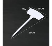 Confezione da 50 etichette impermeabili per piante, con pennarello indelebile, 28 cm, etichette in plastica da giardino per esterni, verdure, erbe, fiori, per serre e vivai (C)