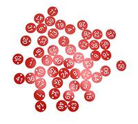 Confezione da 50 etichette numerate per alveare con piccoli fori (1-50) | Etichette per alveari in ABS rotonde e numerate per una facile identificazione nell'apicoltura e nella gestione del bestiame
