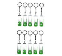 Confezione da 50 Flash drive girevoli, USB 2.0, pieghevoli, idea regalo Green 512 Mb