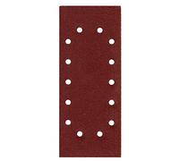 Confezione da 50 fogli di carta vetrata, 115 x 280 mm, 14 fori, grana 40-180 (115 x 280 mm K = 120)