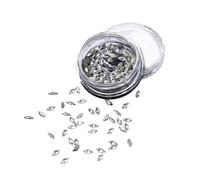 Confezione da 50 pezzi di zirconi alla moda per nail art gioielli incantesimo cristallo diamante chiodo strass decorazione evento