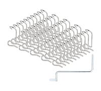 Confezione da 50 tenditori per filo di recinzione, con manico di serraggio, in acciaio inox 304, tendicavo per recinzioni a filo metallico da giardino
