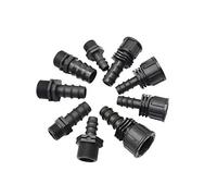 Confezione da 50 tubi da giardino con attacco for acqua nebulizzata, 1/2 3/4, 1 pollice a 1/2 3/4, raccordi filettati con barbetta, 16 mm, 20 mm, 25 mm, giunti for tubi in plastica